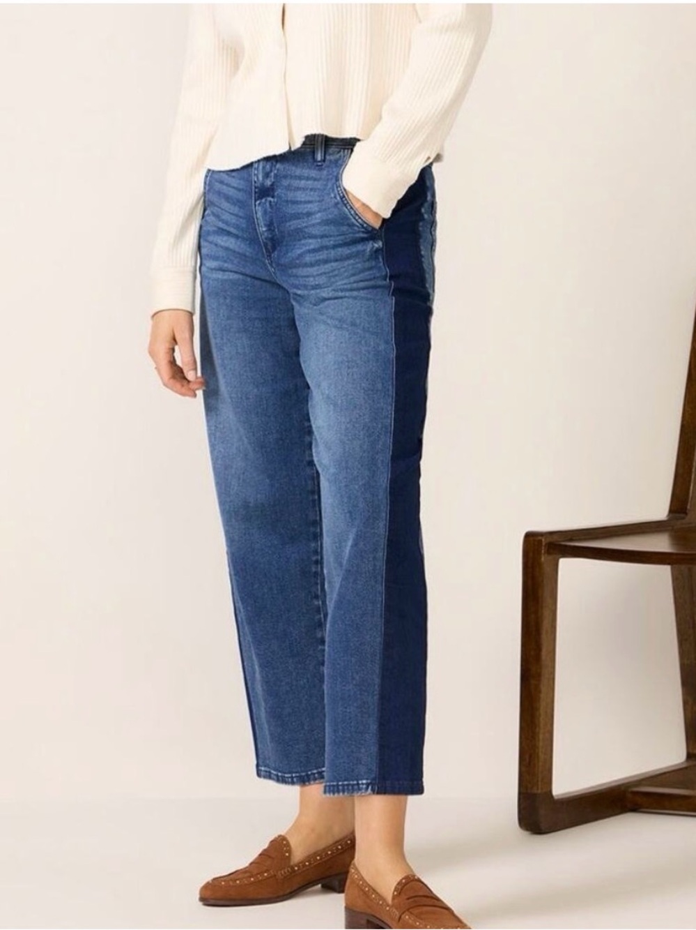Kut From the Kloth Ashton High Rise Barrel Leg Jeans Size 8 Blue Denim